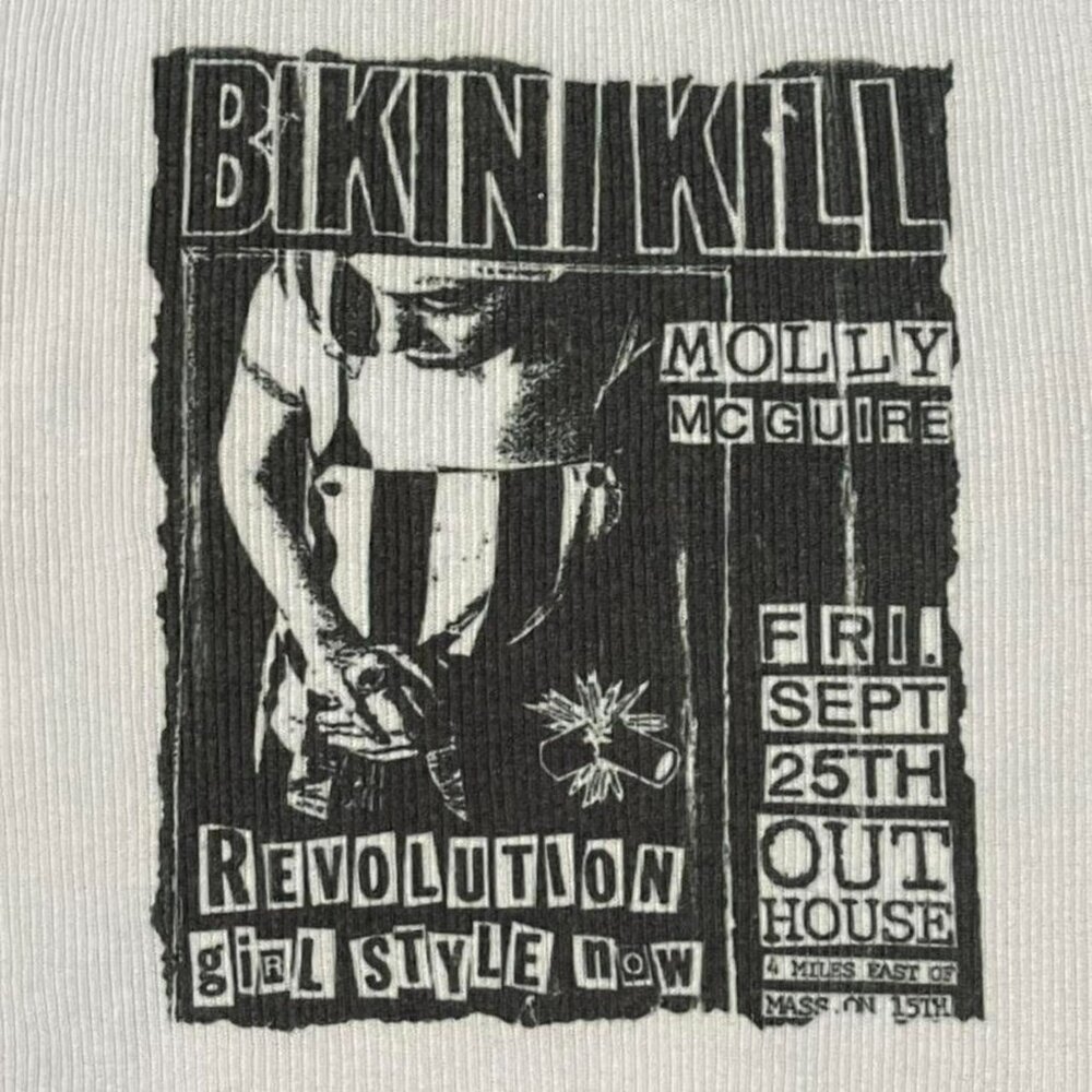 Bikini Kill Revolution Unisex Cropped Tank - Picture 3 of 3